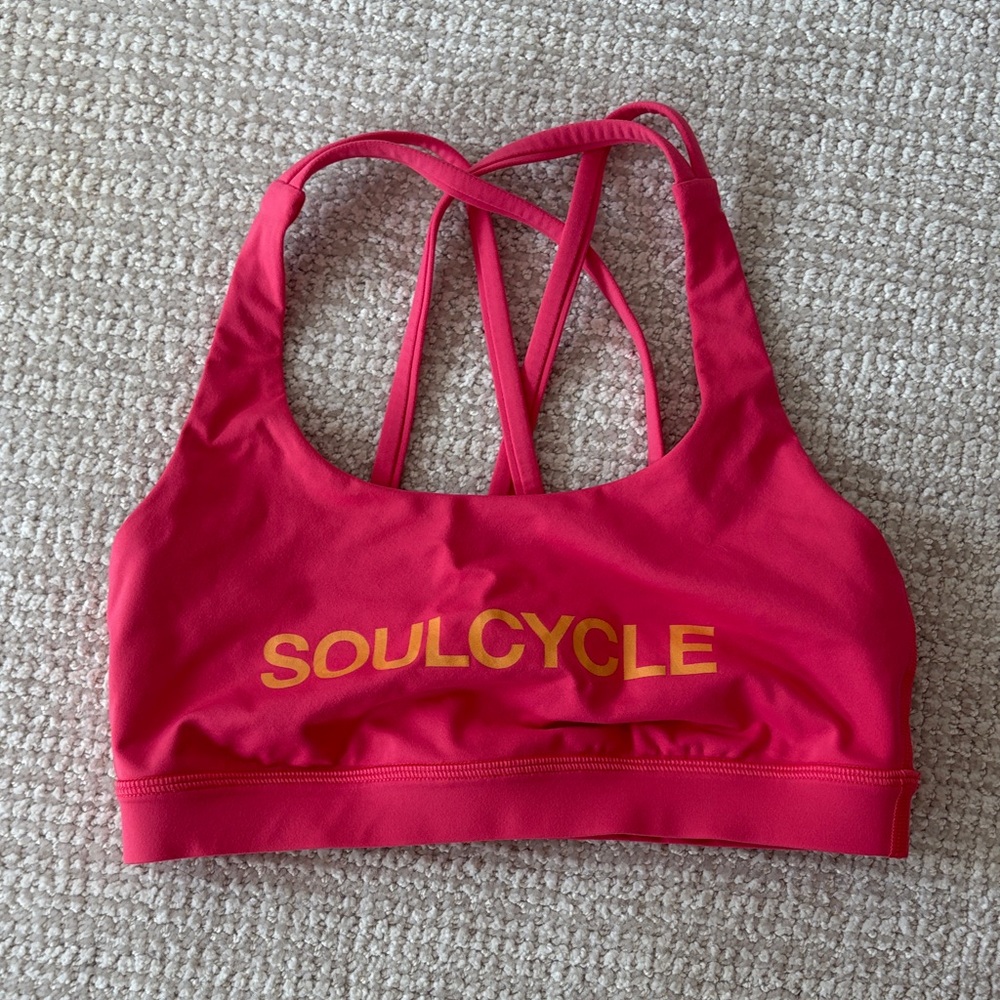 SoulCycle Women's Pink Sports Bra